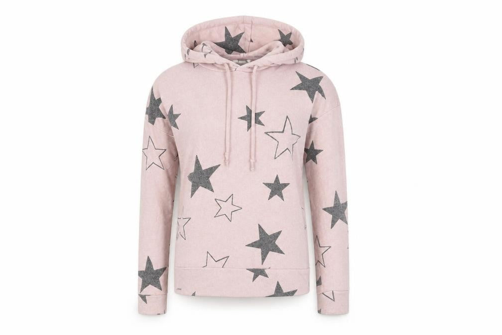 Marks & Spencer Womens Pink Geometric  Pullover Hoodie Size 10