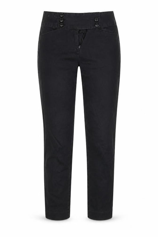 New Look Womens Black   Trousers  Size 8 L22 in