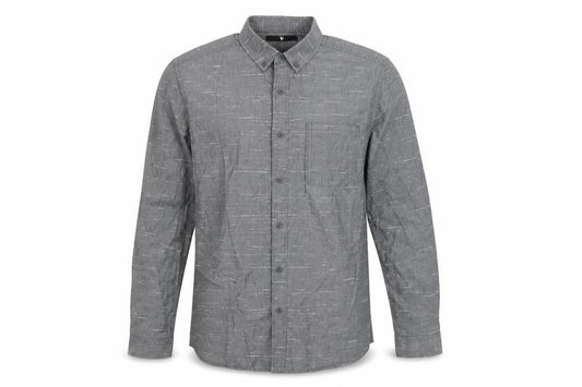 Very Mens Grey Button-Up Size M