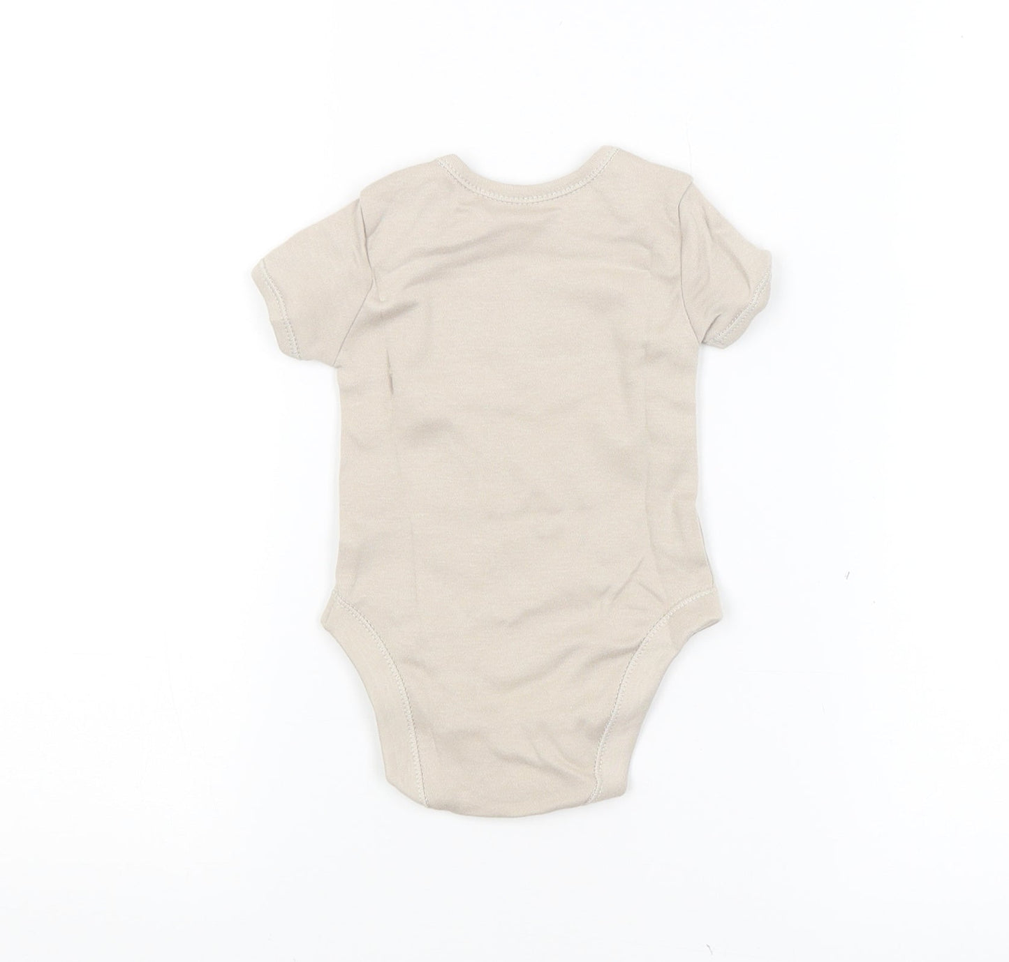 George Baby Beige   Babygrow One-Piece Size 3-6 Months  - Dinosaurs