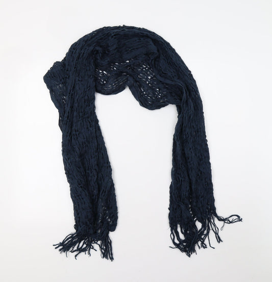 Preworn Womens Blue  Knit  Scarf