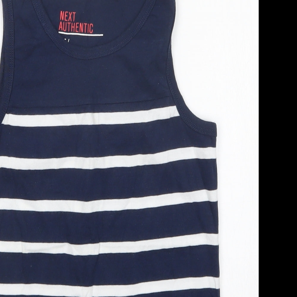 NEXT Boys Multicoloured Striped  Basic Tank Size 9 Years