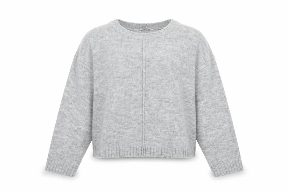 MISS EVIE Girls Grey   Pullover Jumper Size 11-12 Years