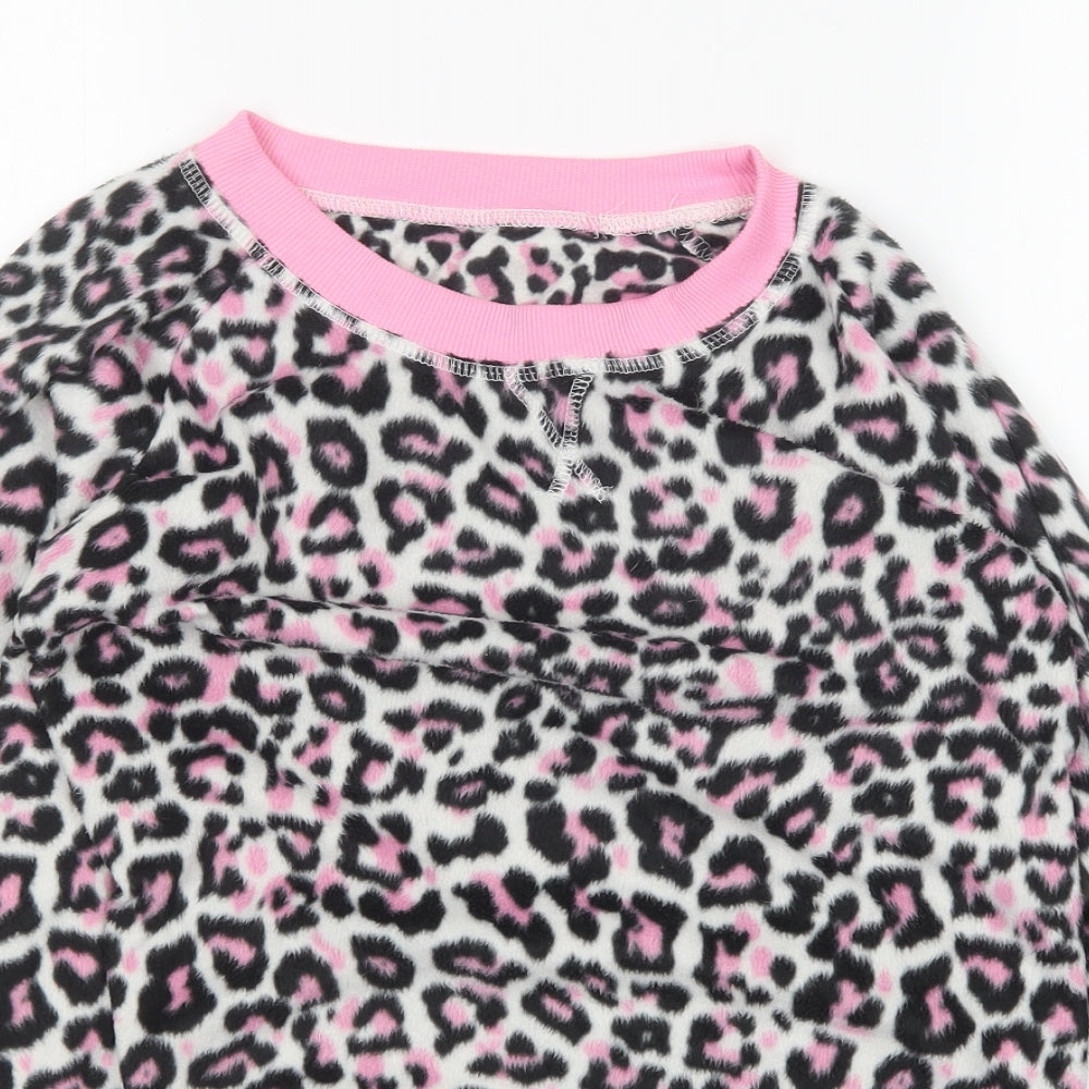 Preworn Womens Multicoloured Animal Print  Top Pyjama Top Size 8