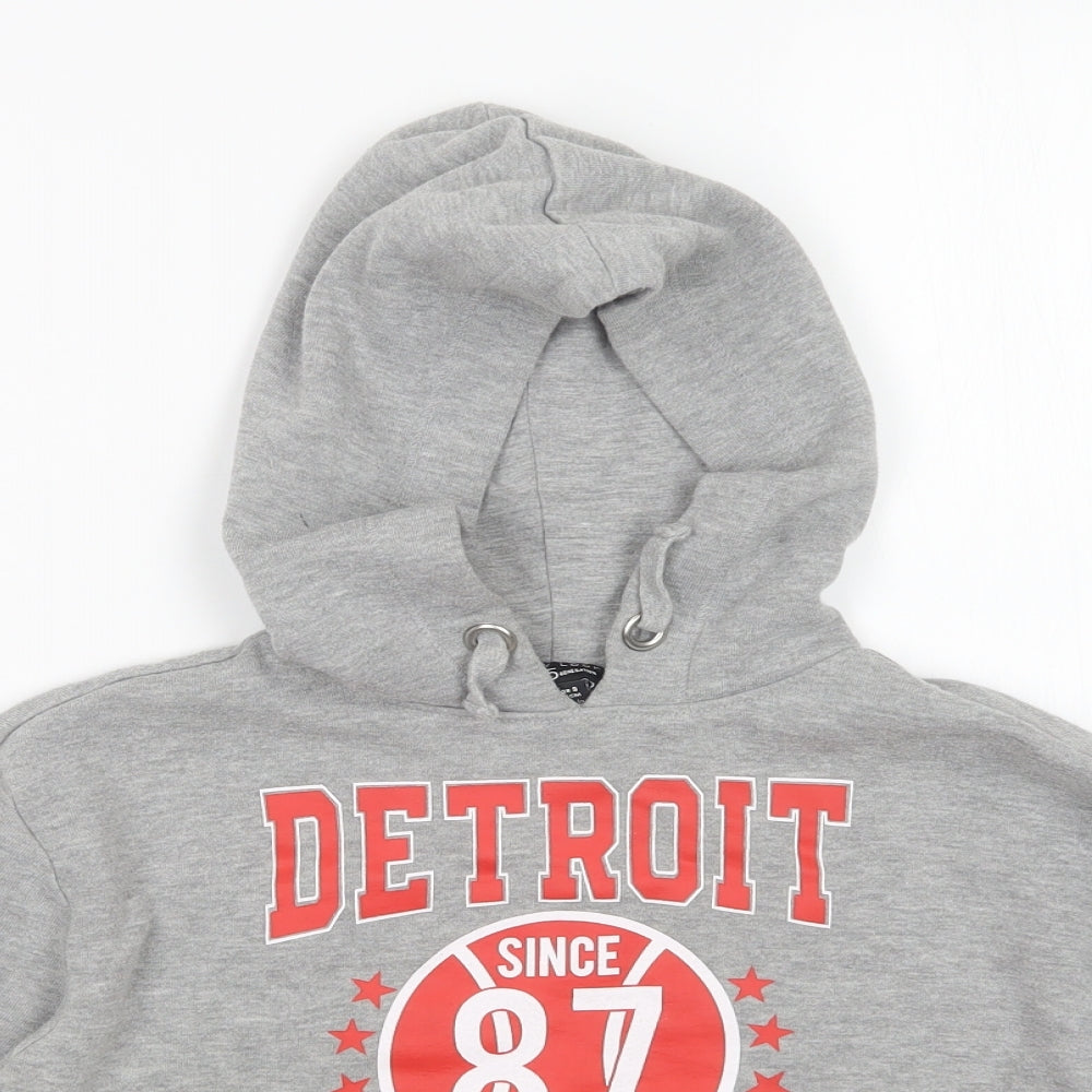 new look  Girls Grey   Pullover Hoodie Size 9 Years