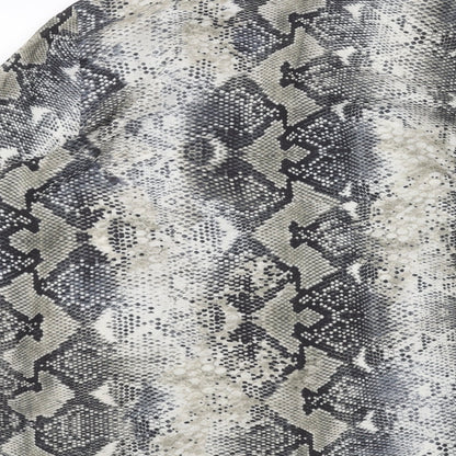 Primark Womens White Animal Print  Basic Button-Up Size 14