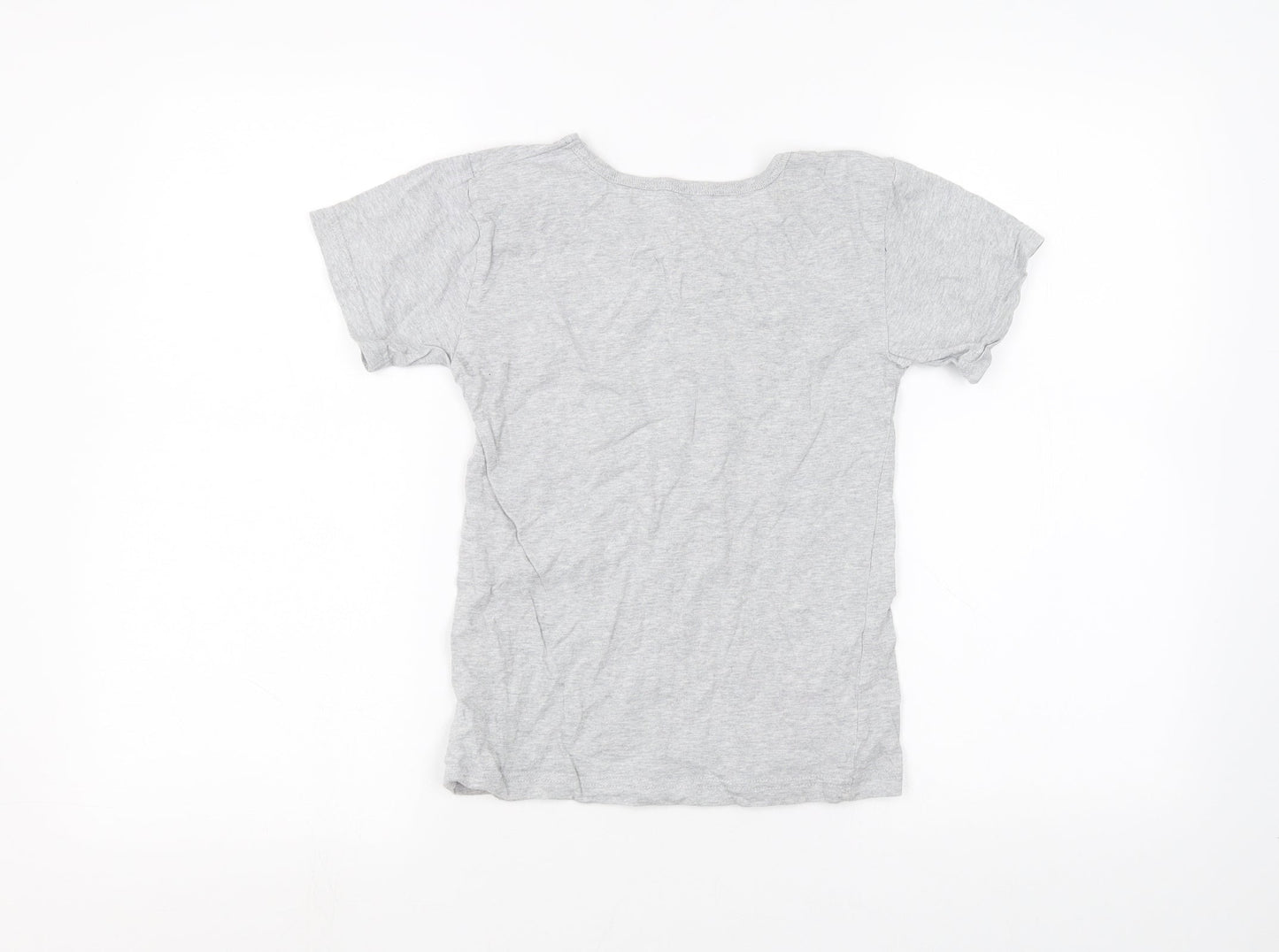 Matalan Girls Grey   Basic T-Shirt Size 10-11 Years