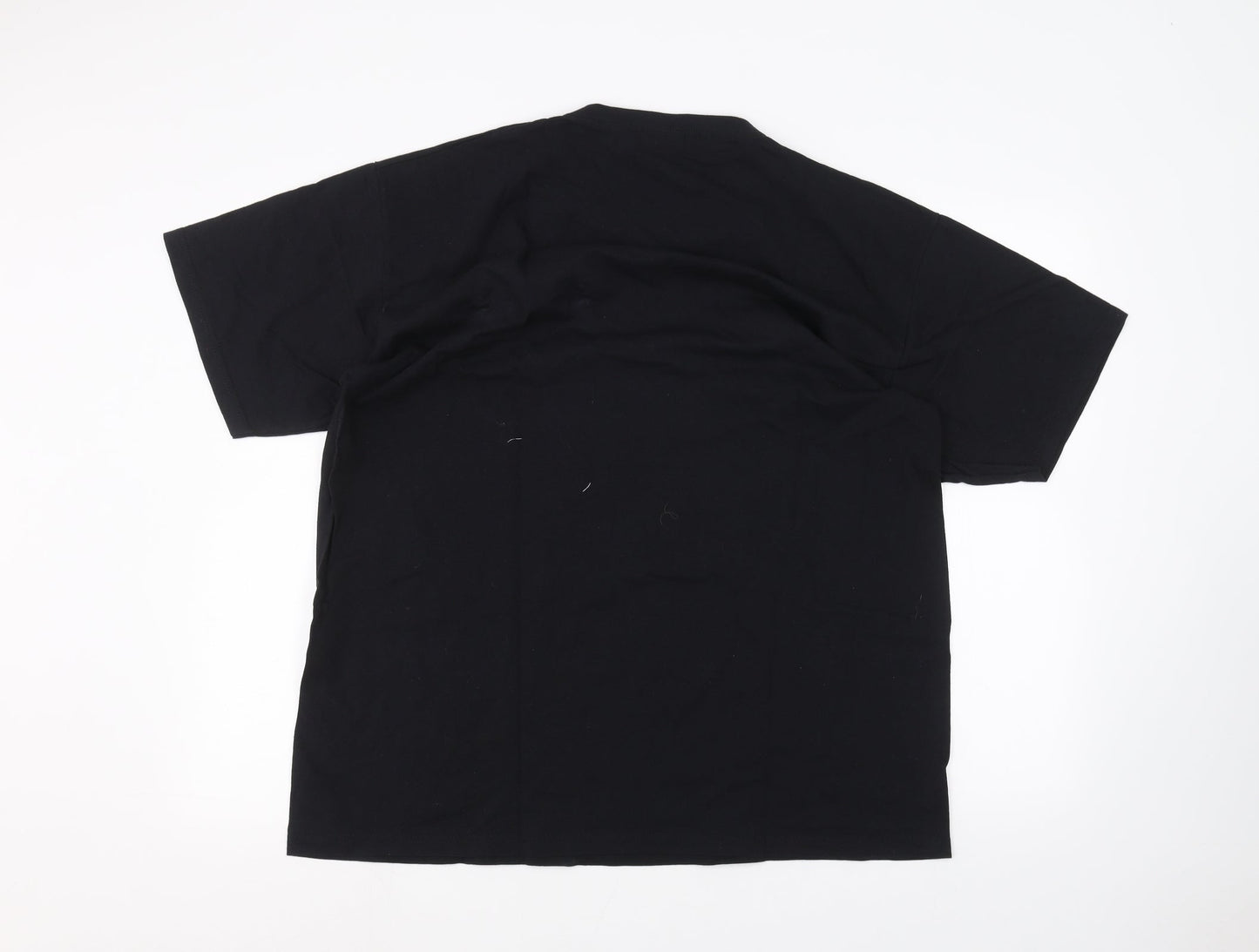 Fruit of the Loom Womens Black   Basic T-Shirt Size 2XL