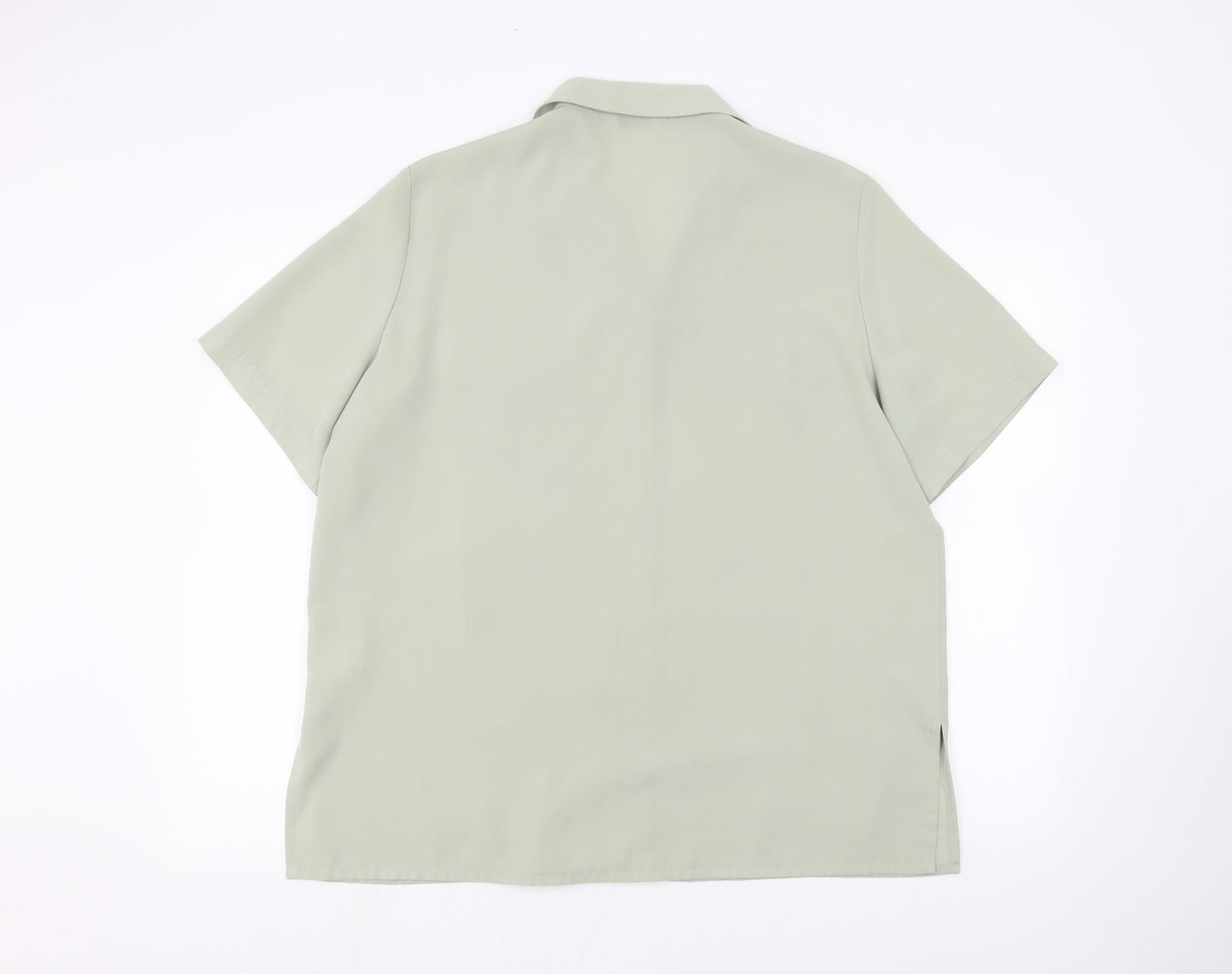 Berkertex Womens Green   Basic Button-Up Size 18