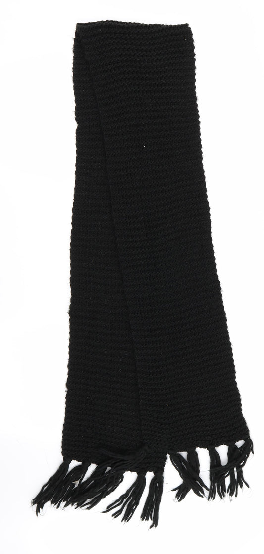 Divided Womens Black    Scarf   - Chunky knit
