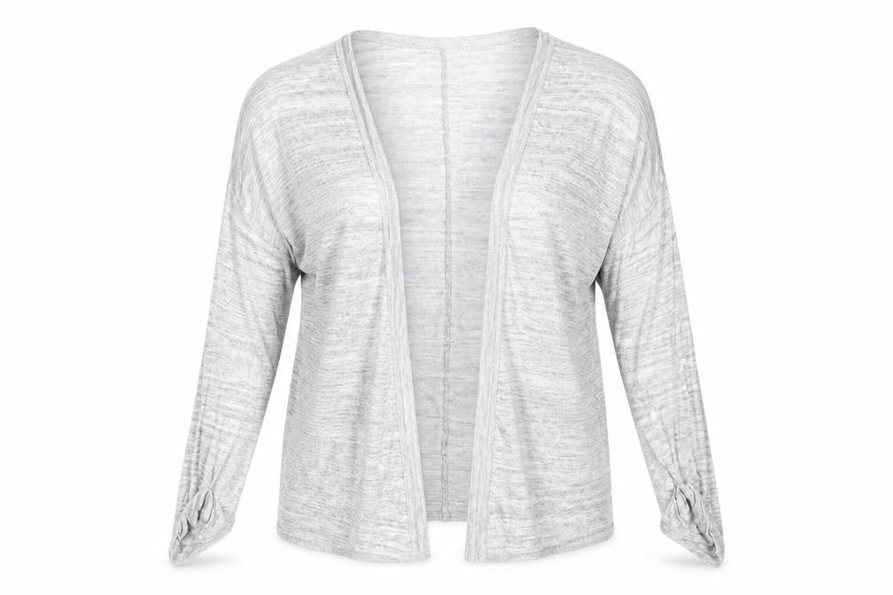 H&M Womens Grey   Cardigan Jumper Size 12  - Waterfall Cardigan
