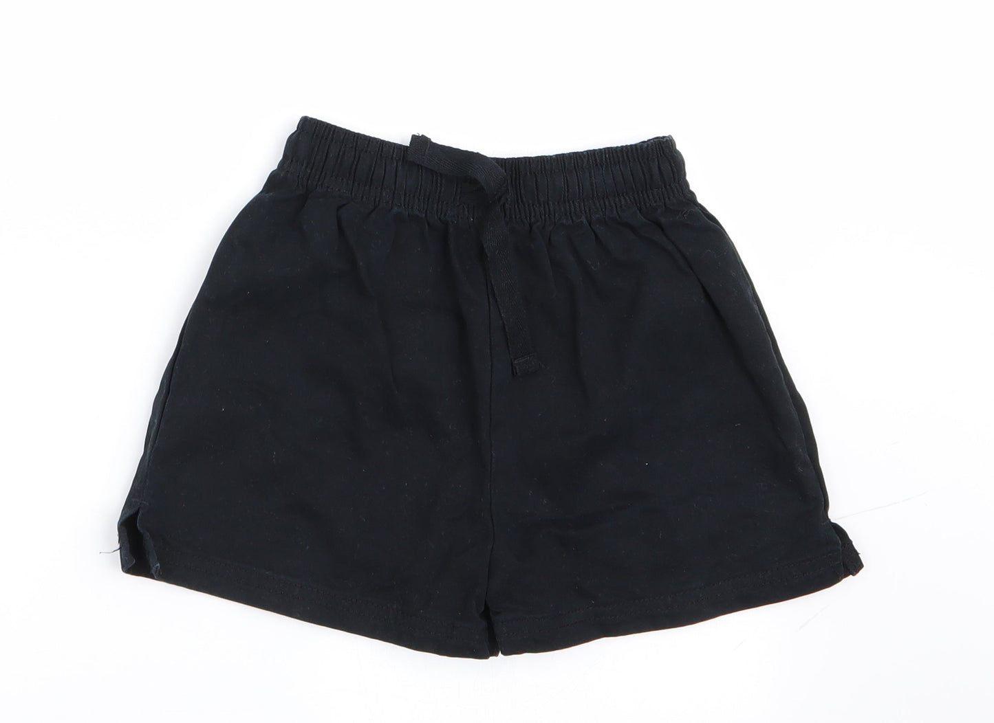Marks and Spencer Boys Black   Chino Shorts Size 4-5 Years