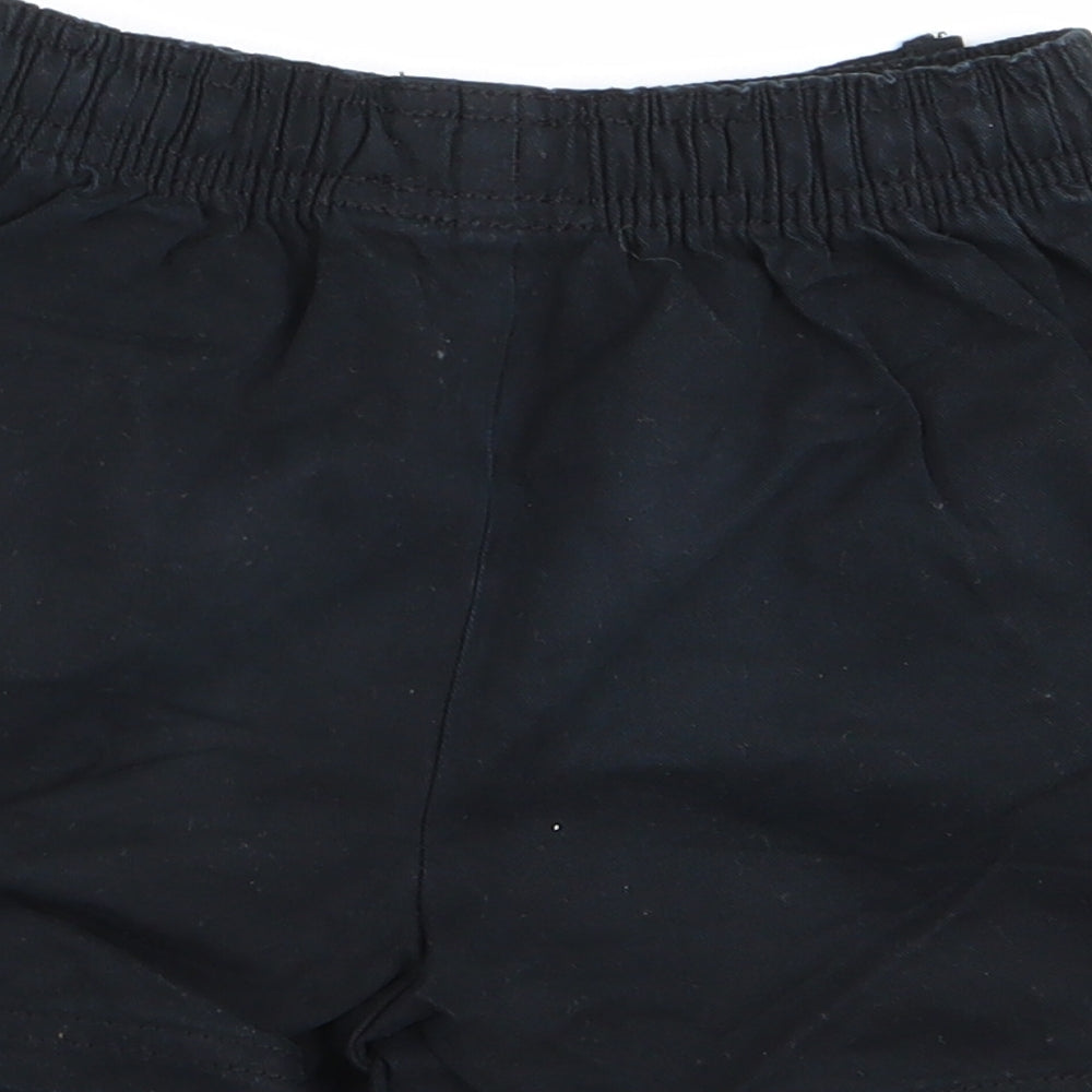 Marks and Spencer Boys Black   Chino Shorts Size 4-5 Years