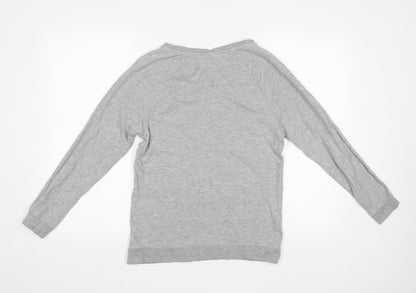 George Womens Grey   Pullover Sweatshirt Size 8