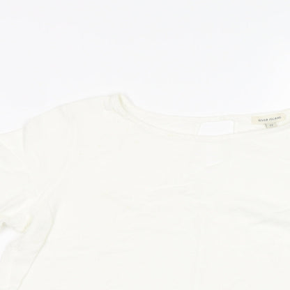 River Island Womens White   Basic Blouse Size 12