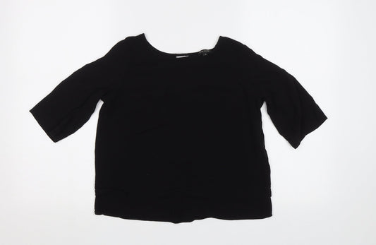 River Island Womens Black   Basic Blouse Size 10
