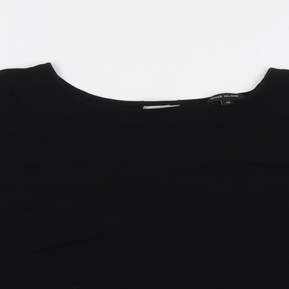 River Island Womens Black   Basic Blouse Size 10