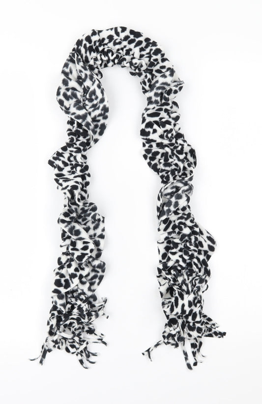 Preworn Womens White Animal Print   Scarf