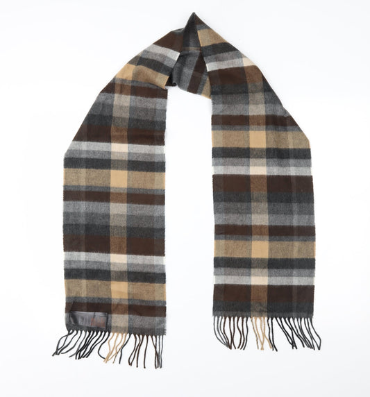RJR Womens Brown Plaid   Scarf