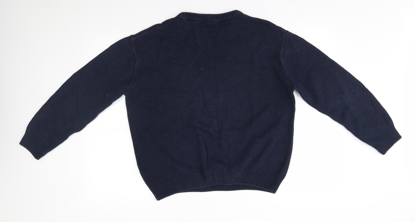 jason jones Mens Blue   Pullover Jumper Size M