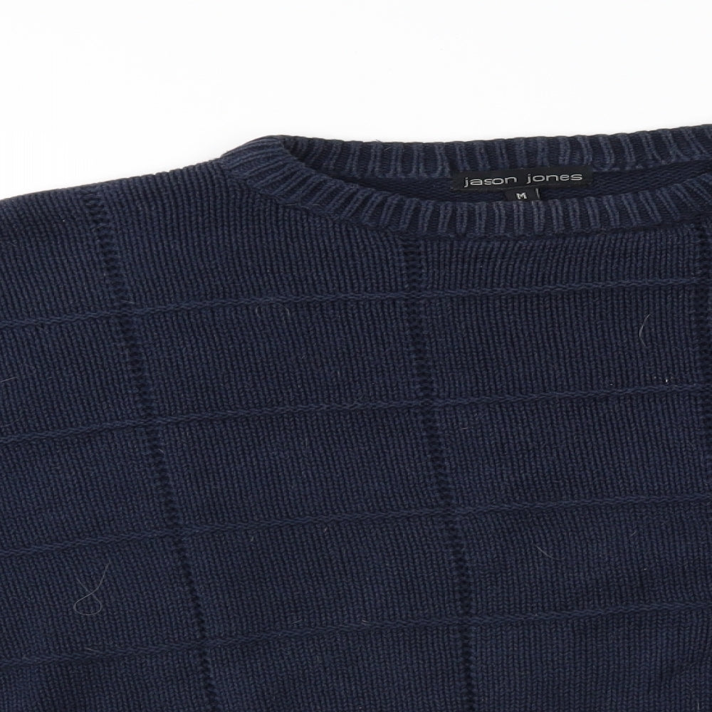 jason jones Mens Blue   Pullover Jumper Size M