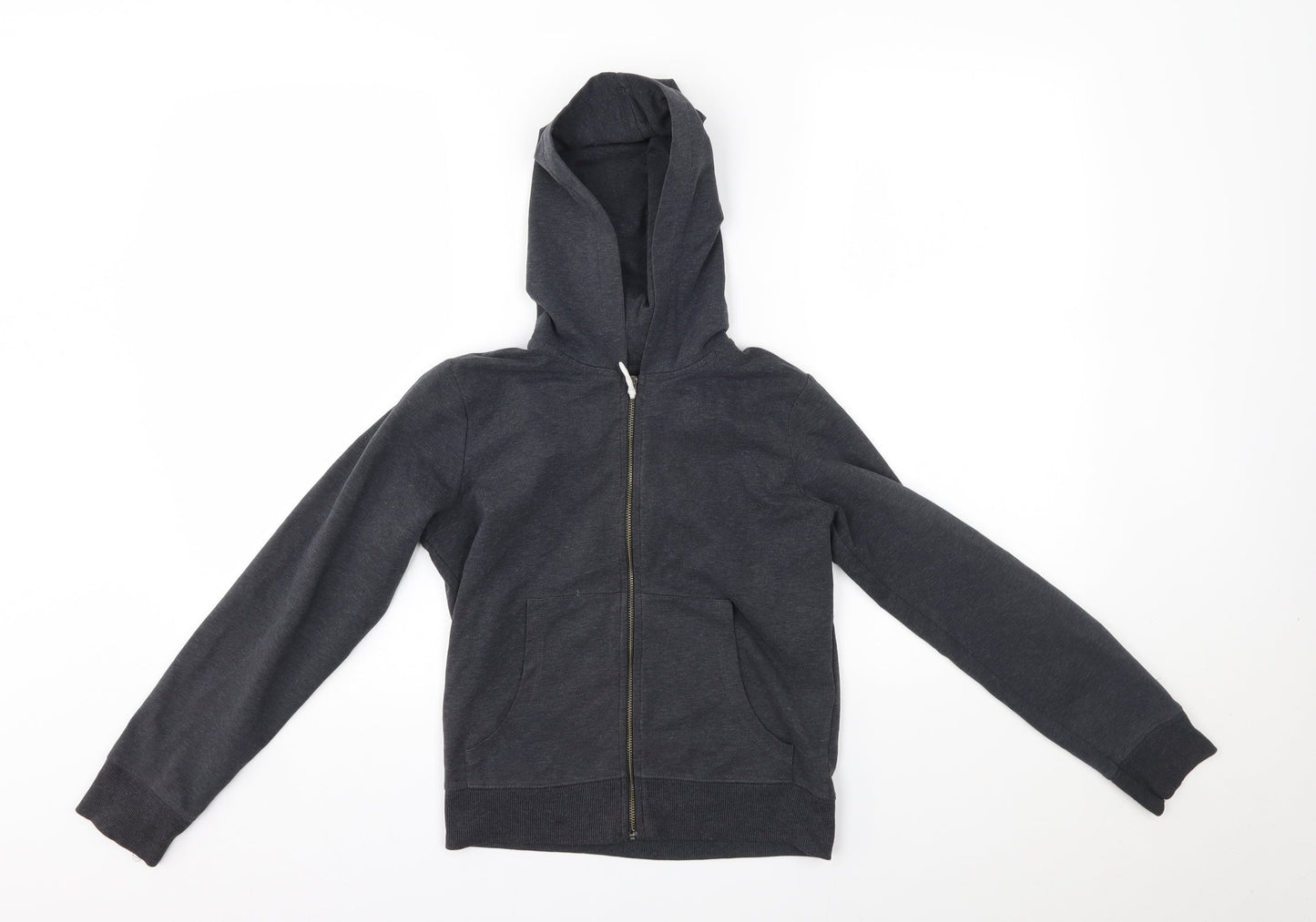 M&S Boys Grey   Full Zip Hoodie Size 11-12 Years