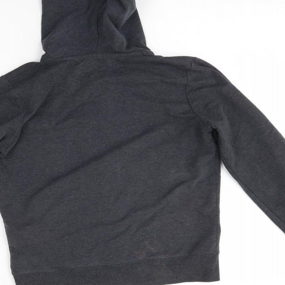 M&S Boys Grey   Full Zip Hoodie Size 11-12 Years