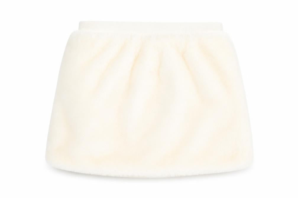 Preworn Girls Ivory   A-Line Skirt Size 5-6 Years