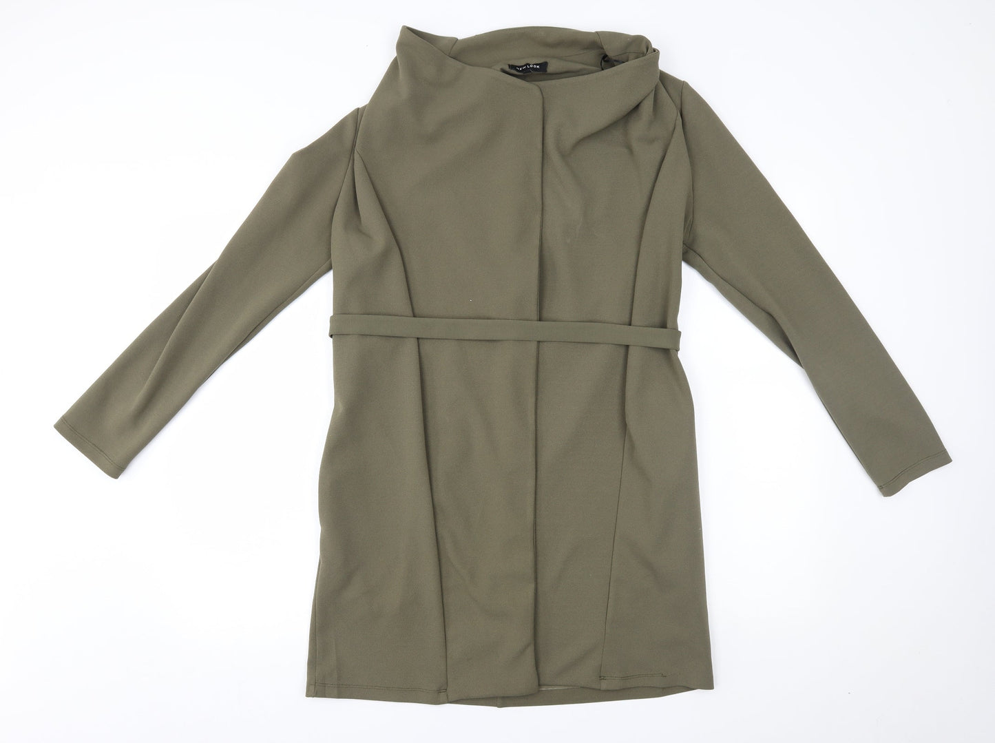New Look Womens Green    Coatigan Size 10