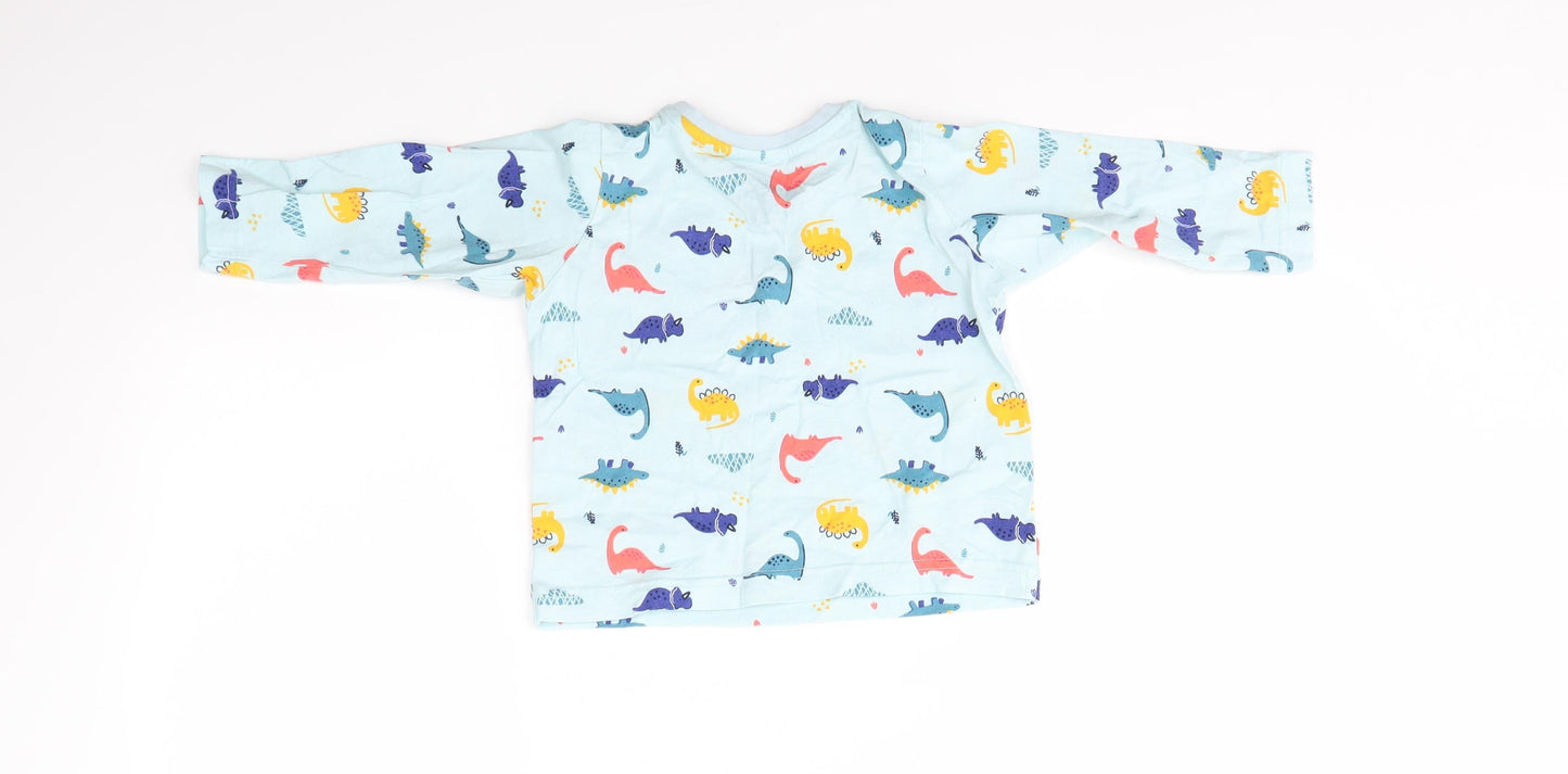 Preworn Girls Multicoloured   Top Pyjama Top Size 2-3 Years  - Dinosaurs