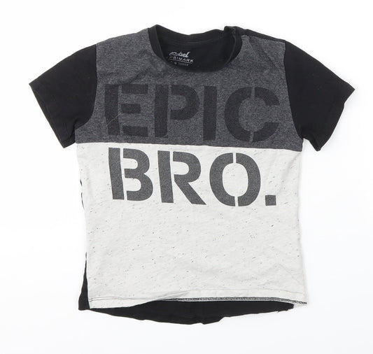 Primark Boys Multicoloured   Basic T-Shirt Size 5-6 Years