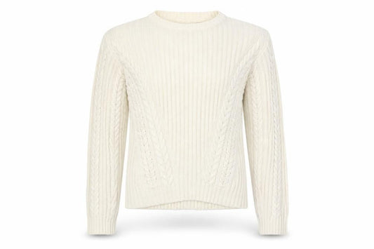 Select Womens White  Knit Pullover Jumper Size S