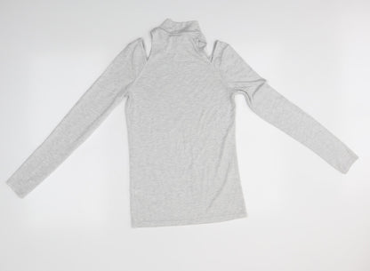 Next Womens Grey   Basic Blouse Size 8