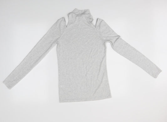 NEXT Womens Grey   Basic Blouse Size 8
