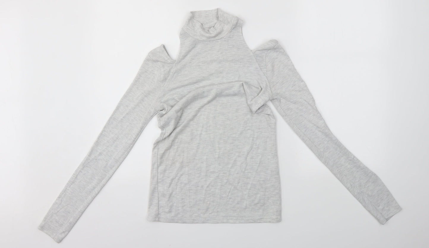 NEXT Womens Grey   Basic Blouse Size 8