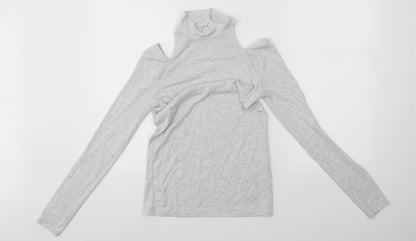 Next Womens Grey   Basic Blouse Size 8
