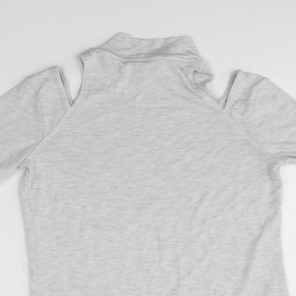 Next Womens Grey   Basic Blouse Size 8