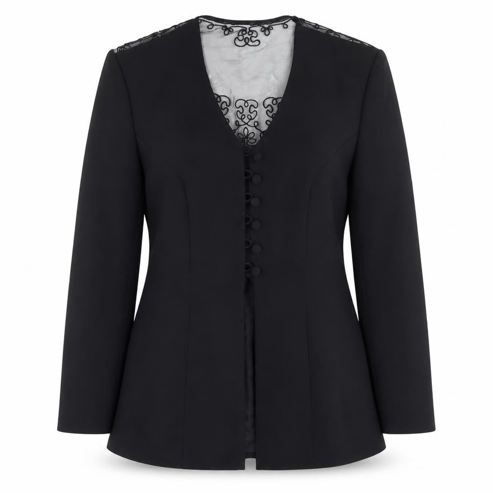 Petite Collection Womens Black   Jacket Blazer Size 10