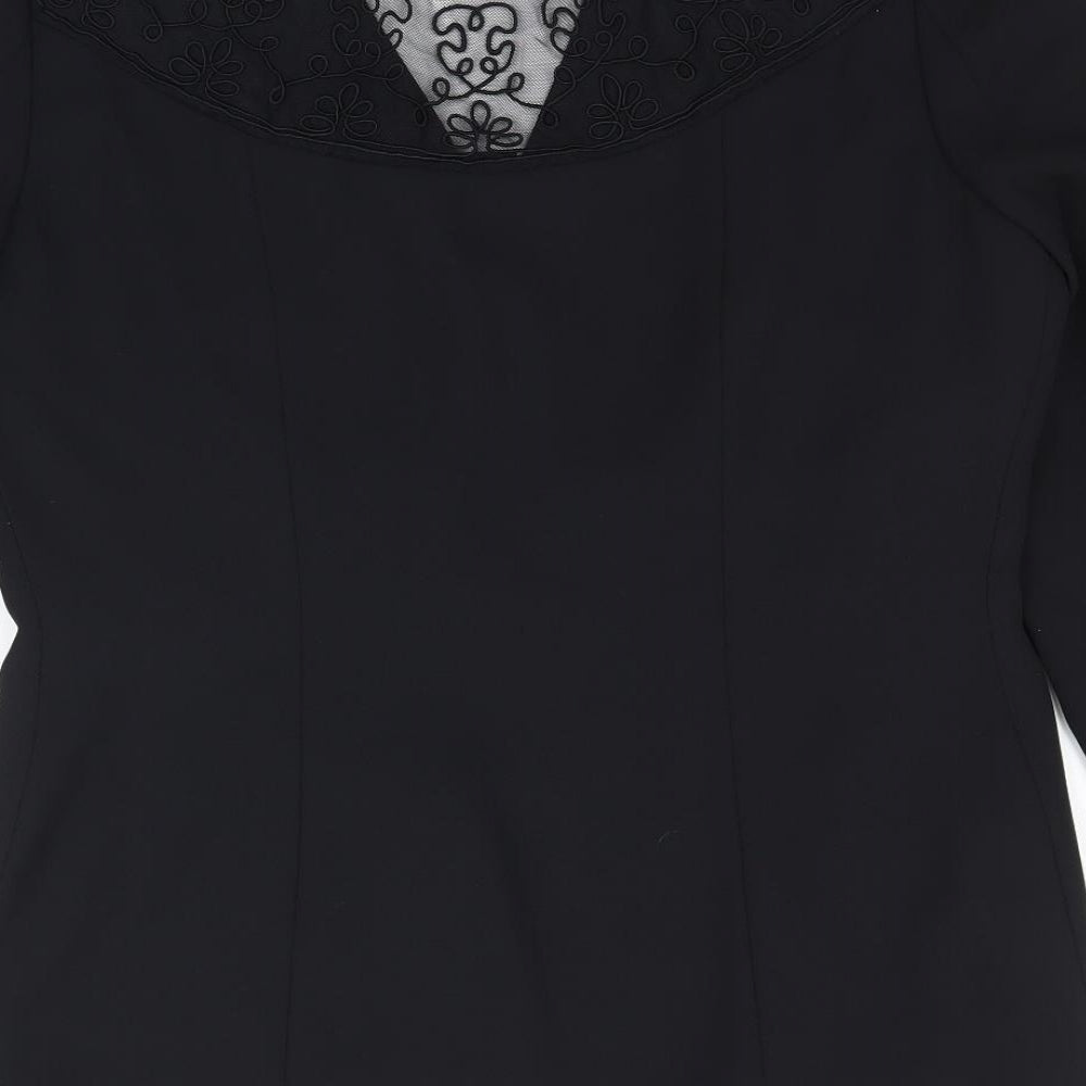 Petite Collection Womens Black   Jacket Blazer Size 10