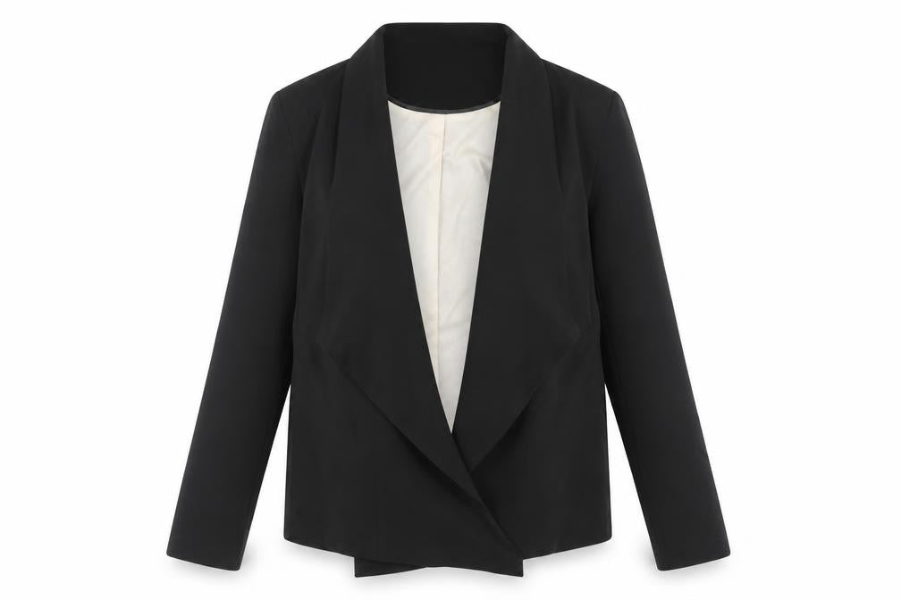 New Look Womens Black   Jacket Blazer Size 12  - Waterfall