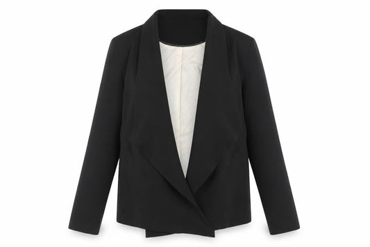 New Look Womens Black   Jacket Blazer Size 12  - Waterfall