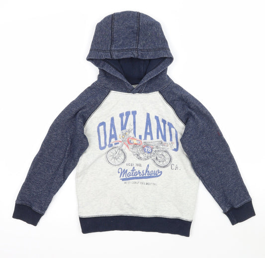Palomia Boys Multicoloured   Pullover Hoodie Size 6 Years  - Motorbike