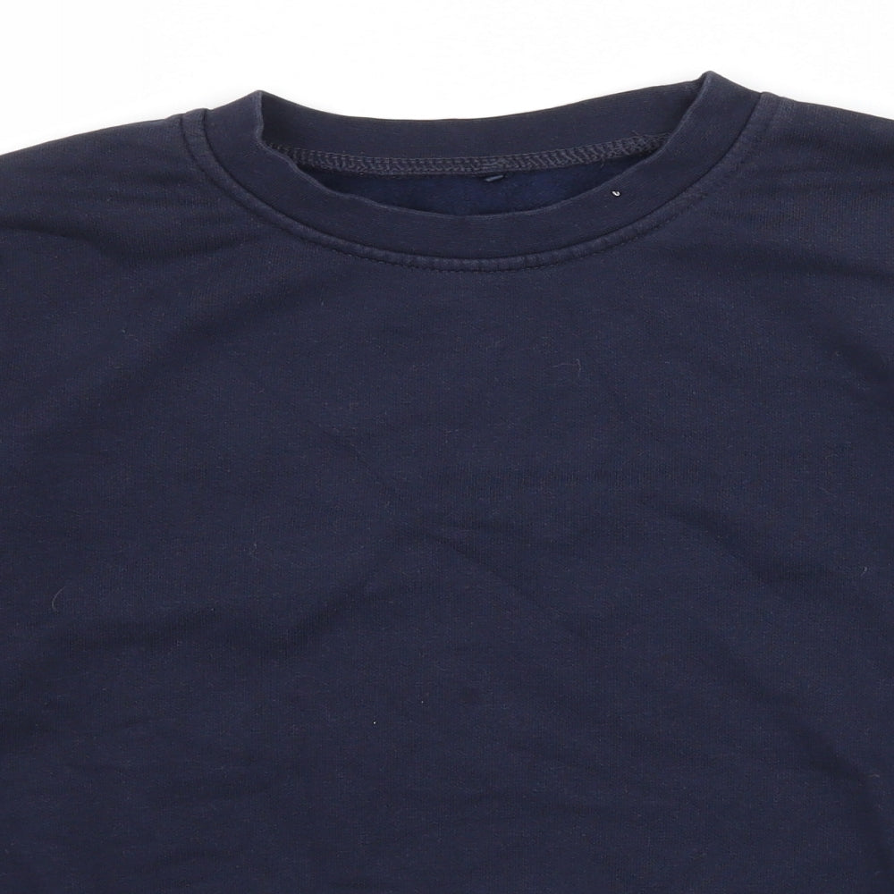George Boys Blue   Pullover Sweatshirt Size 9 Years