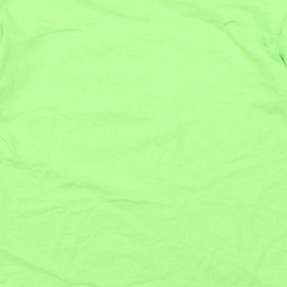 Preloved Gildan Boys Green   Basic T-Shirt Size M - Label