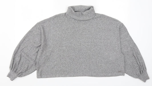 Hollister Womens Grey   Pullover Jumper Size L