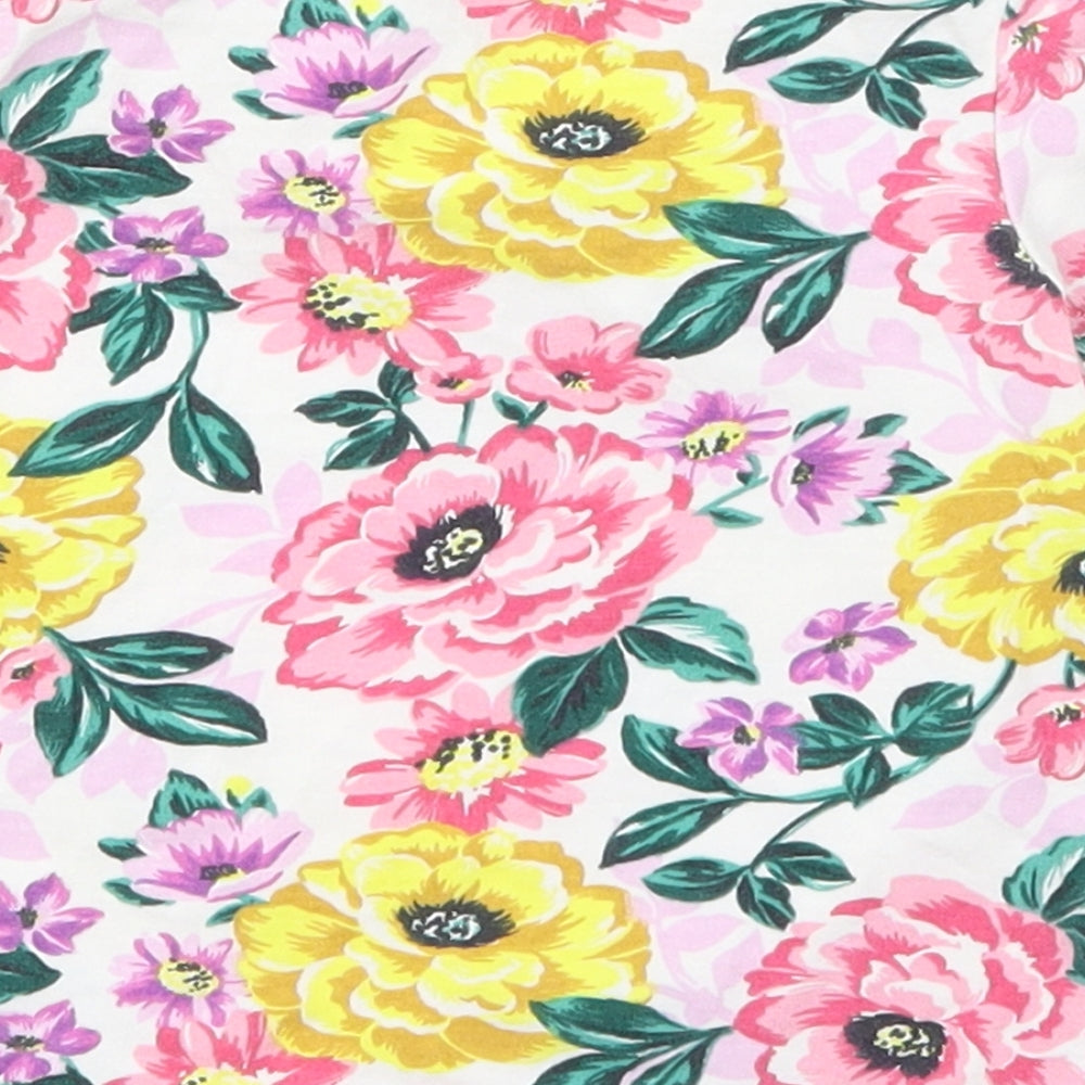 Nutmeg Girls Multicoloured Floral  Basic T-Shirt Size 9-12 Months