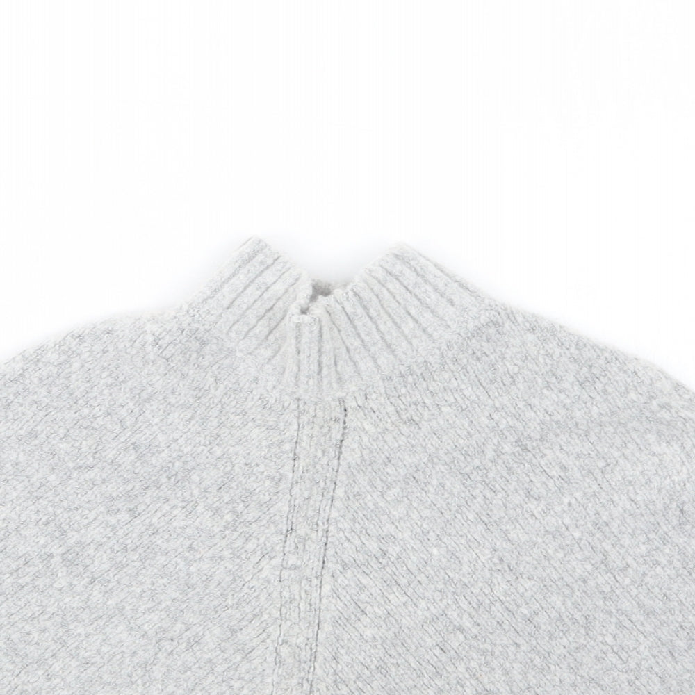 Young Dimension Girls Grey  Knit Cape Jumper Size 18-24 Months