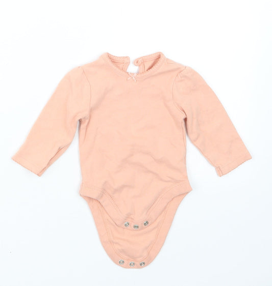 George Girls Orange   Babygrow One-Piece Size 3-6 Months