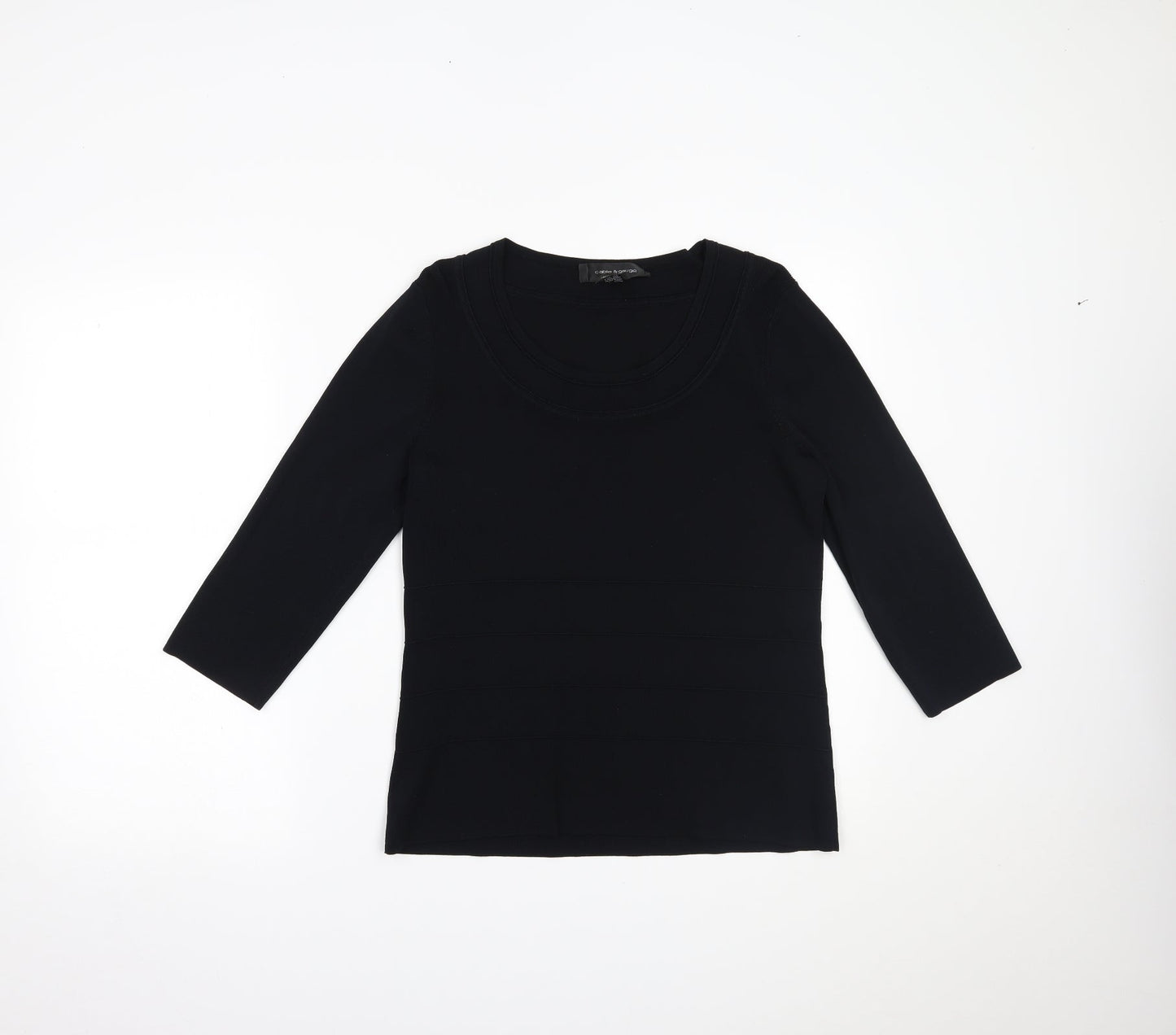 cable & Womens Black   Basic Blouse Size M