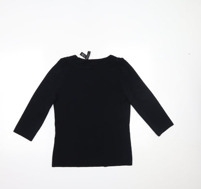 cable & Womens Black   Basic Blouse Size M